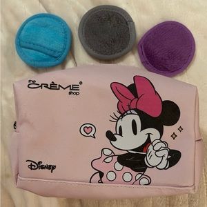 The crème shop Disney makeup bag and makeup remover pads